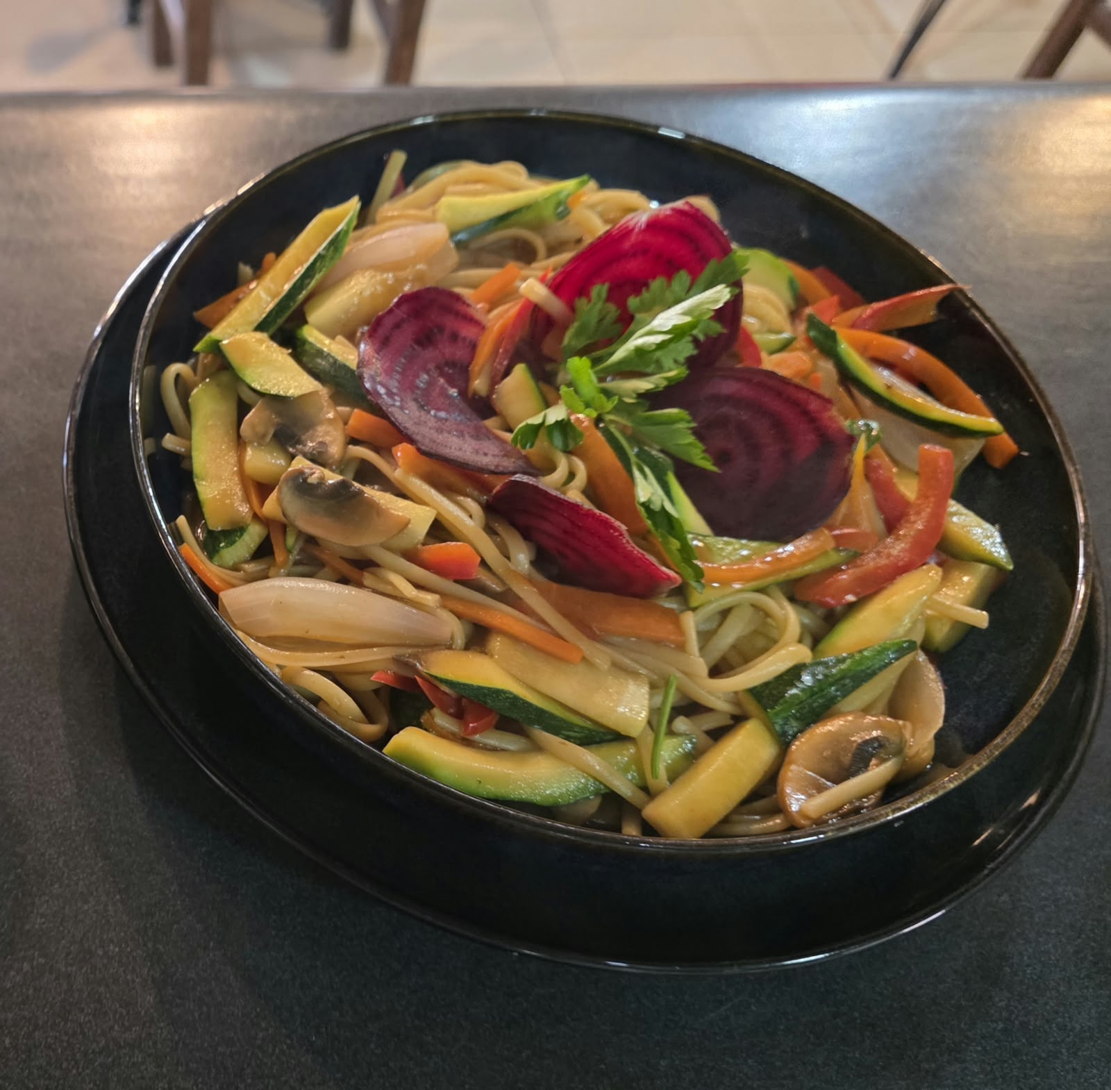Tallarin saltado verduras
